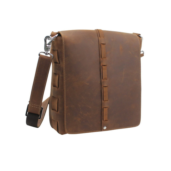 Fully Handmade Leather Messenger Bag L20VB